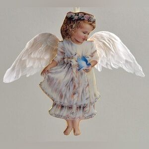 Vintage Bradford Editions- Gentle Guardian Heavens Little Angel Ornament